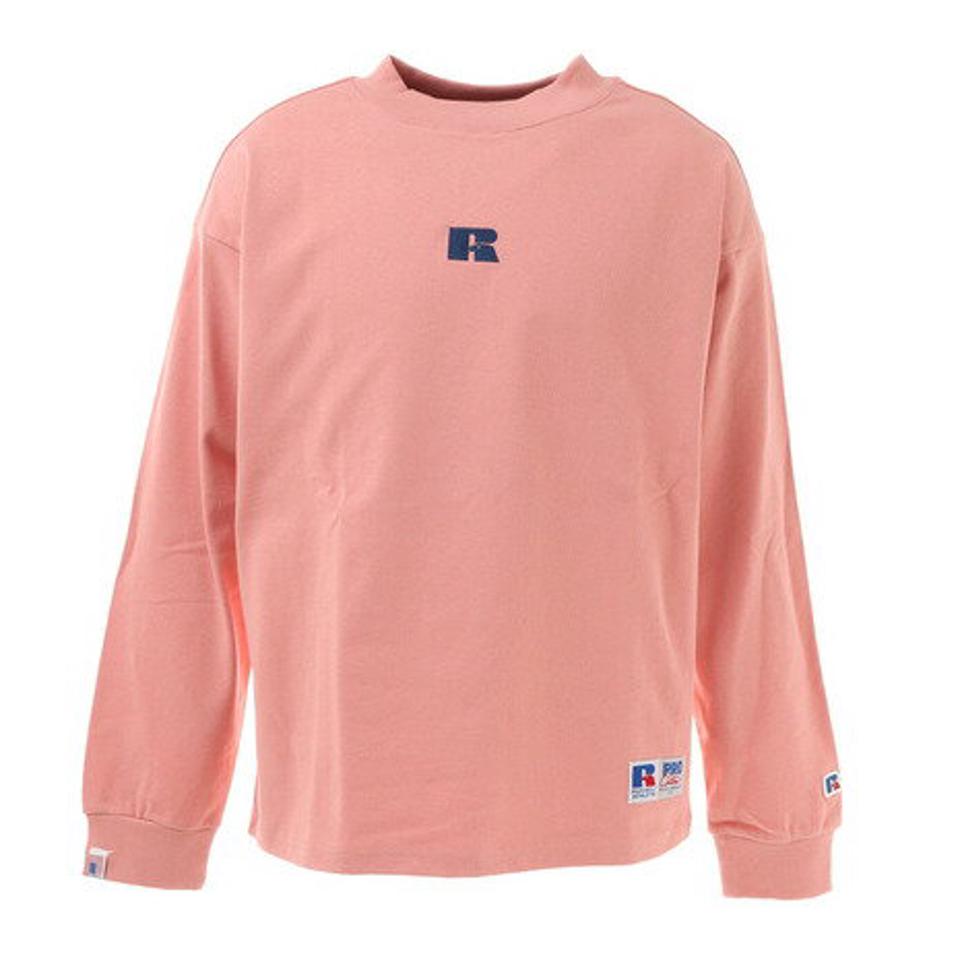 ラッセル（RUSSELL）（メンズ）Tシャツ メンズ 長袖 プロコットン USA モックネック RBM21S0001 PNK ヘビーウェイト