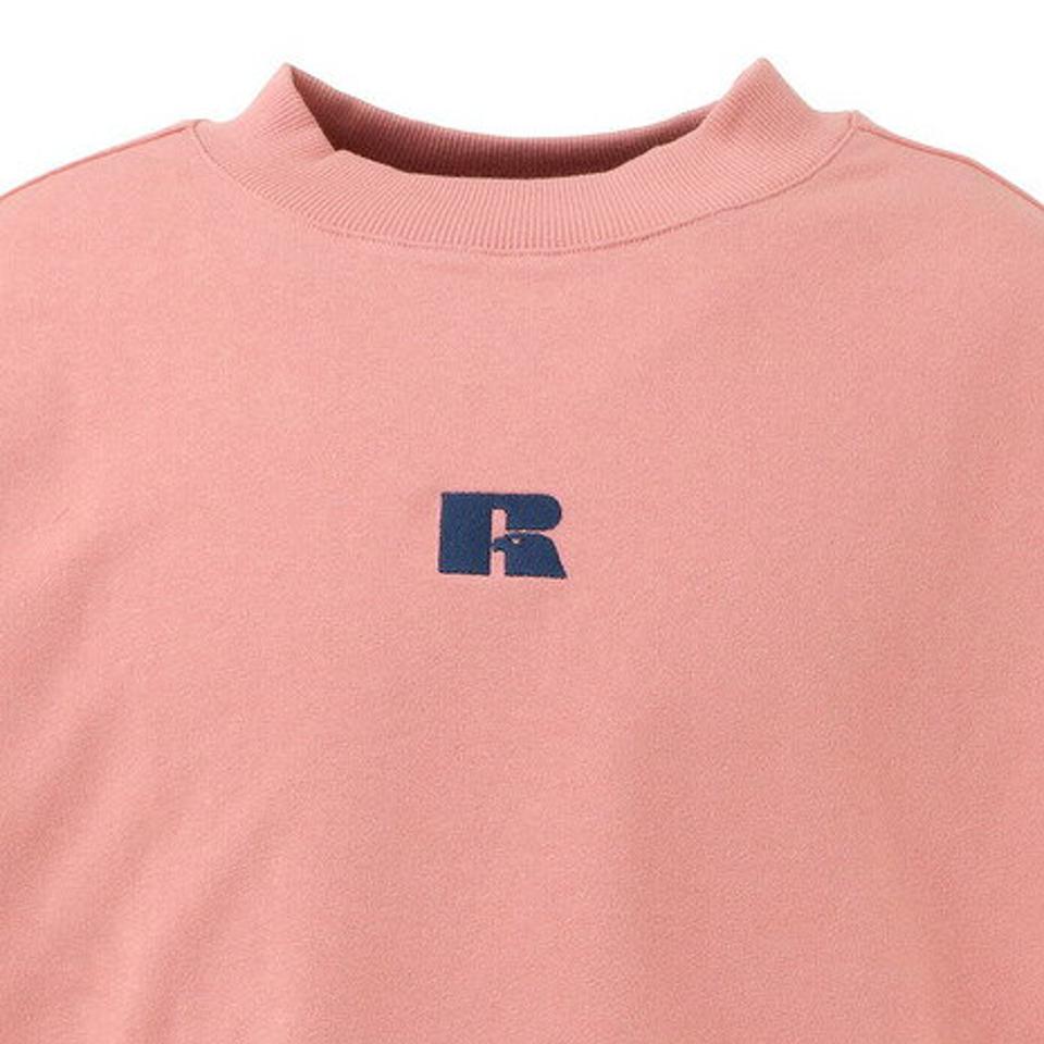 ラッセル（RUSSELL）（メンズ）Tシャツ メンズ 長袖 プロコットン USA モックネック RBM21S0001 PNK ヘビーウェイト