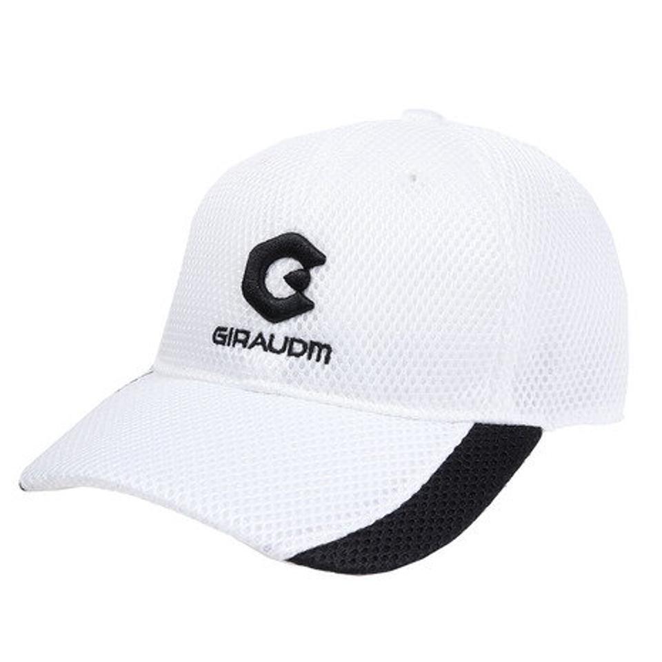 【10/26 10:00〜10/28 23:59迄 エントリー＆対象3店舗買い回りで最大P10倍！】ジローム（GIRAUDM） 帽子 メンズ キャップ 3Dロゴキャップ 897GM0ST6195 WHXBL 大きめ 日よけ ランニングキャップ （メンズ）