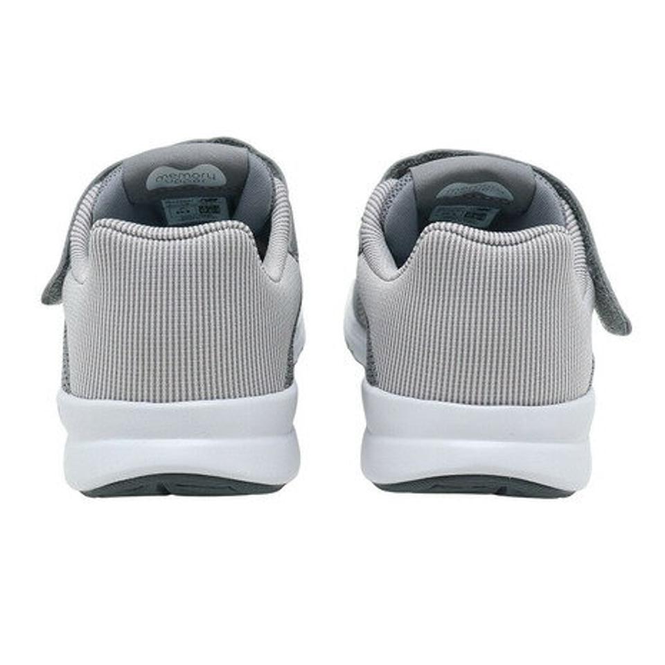 ニューバランス（new balance）（キッズ）ジュニア ランニングシューズ グレー PREMUS YOPREM GYW ベルクロ ベルト付き スニーカー