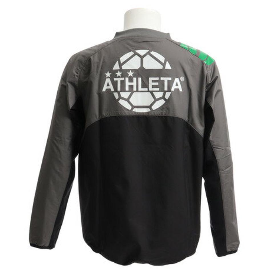 【10%OFFクーポン！ 10/27まで】アスレタ（ATHLETA） サッカー ウェア メンズ 裏メッシュピステシャツ XE-307 BLK （メンズ）