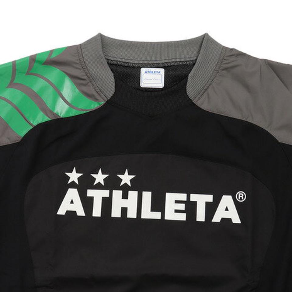【10%OFFクーポン！ 10/27まで】アスレタ（ATHLETA） サッカー ウェア メンズ 裏メッシュピステシャツ XE-307 BLK （メンズ）