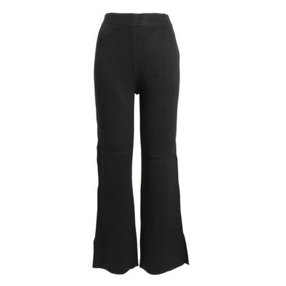 スライド(SLYDE)(レディース)リブパンツ SLYDE-W9011-BLK