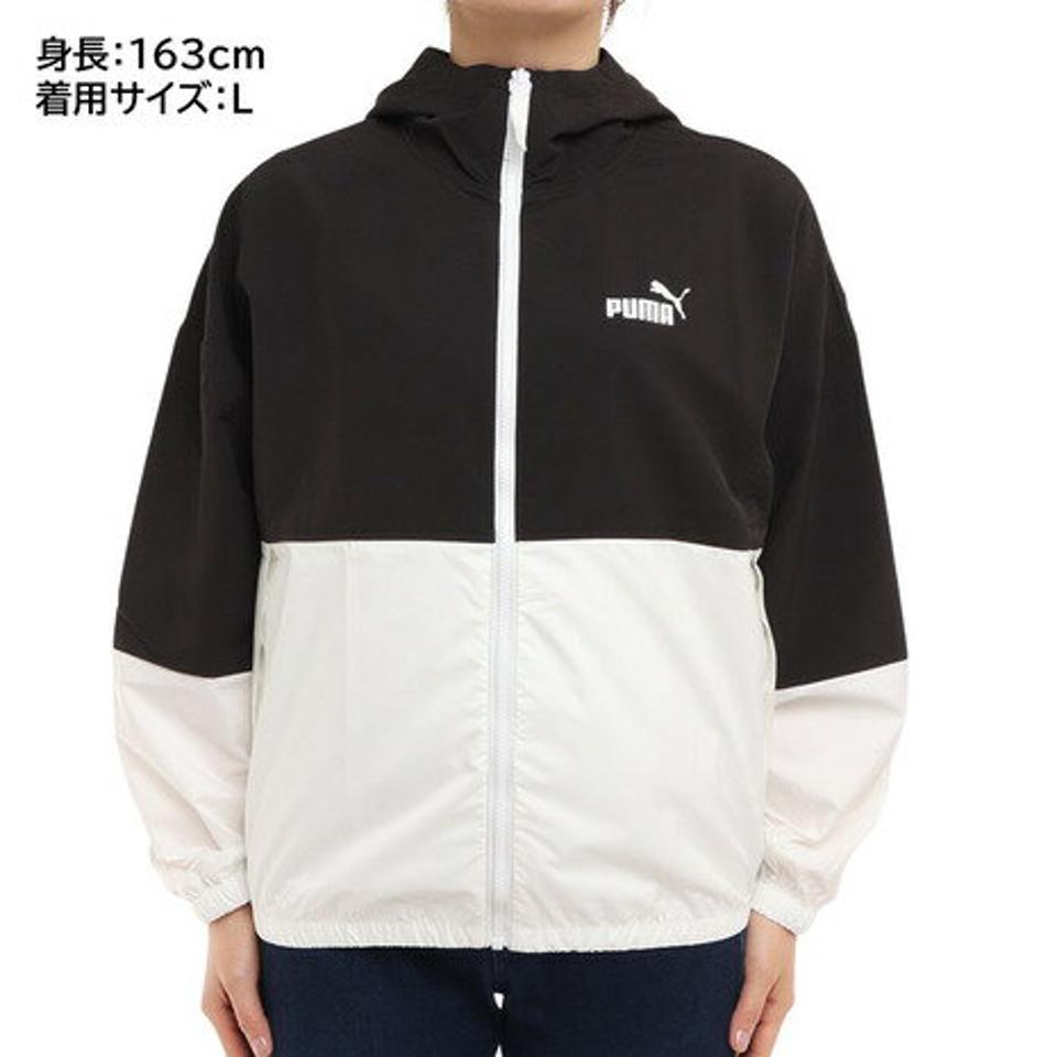 プーマ(PUMA)(レディース)撥水 アウター ウィンドブレーカー カラーブロック 672286 01 BLK