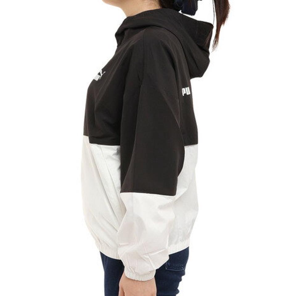 プーマ(PUMA)(レディース)撥水 アウター ウィンドブレーカー カラーブロック 672286 01 BLK