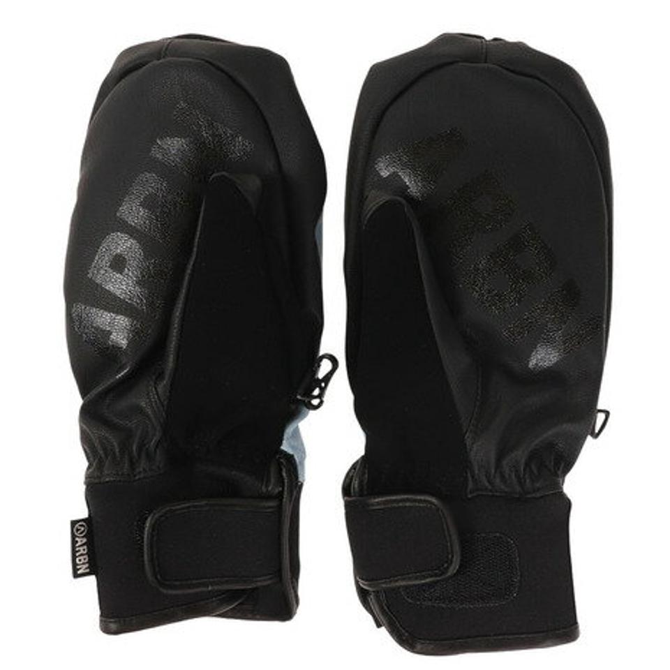 エーアールビーエヌ（ARBN）（メンズ）グローブ スノーボード スノボ スキー メンズ ウィンターグローブ 五本指 ブラック ブルー ABG12127 BLK
