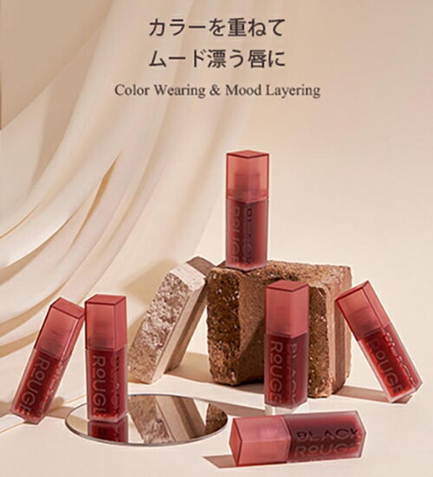 [ブラックルージュ] ダブルレイヤーオーバーベルベット・52633 コスメ cosme【MAKEUP】ブラックルージュ BLACKROUGE リップ ティント 口紅 リップティント ベルベット セミマット レッド 赤 保湿 ワイン 赤茶 ピンク ワンホン 韓国コスメ