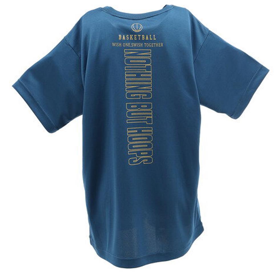 エックスティーエス（XTS） Tシャツ ジュニア 半袖 DEO PARTS Nothing but beieve 751G0ES8219 BLU バスケットボール ウェア ドライ （キッズ）