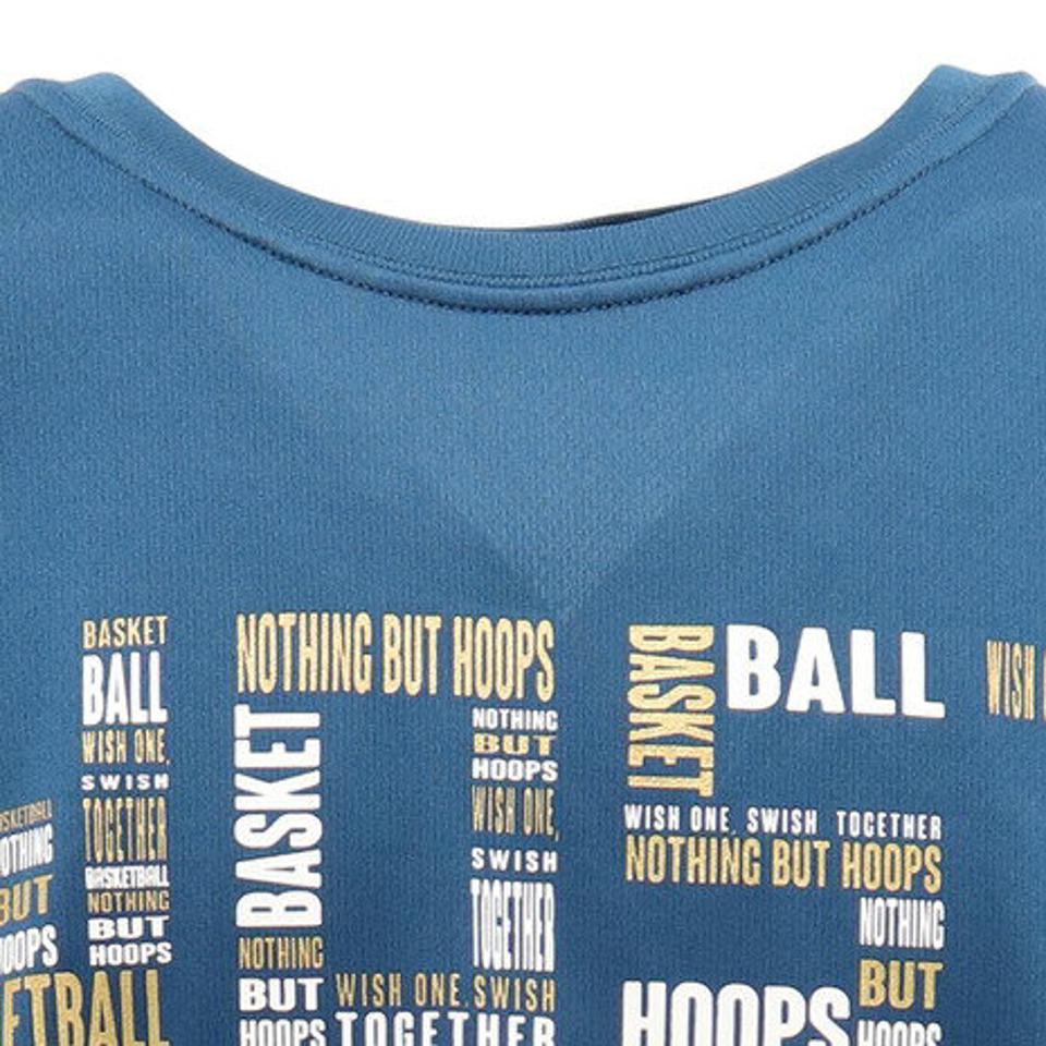 エックスティーエス（XTS） Tシャツ ジュニア 半袖 DEO PARTS Nothing but beieve 751G0ES8219 BLU バスケットボール ウェア ドライ （キッズ）