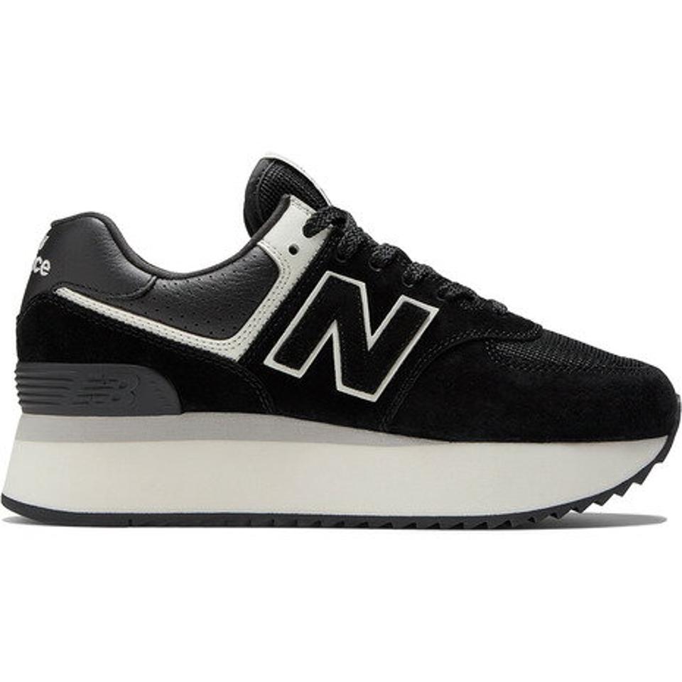ニューバランス（new balance）（レディース）スニーカー レディース 574+ ブラック WL574ZABB