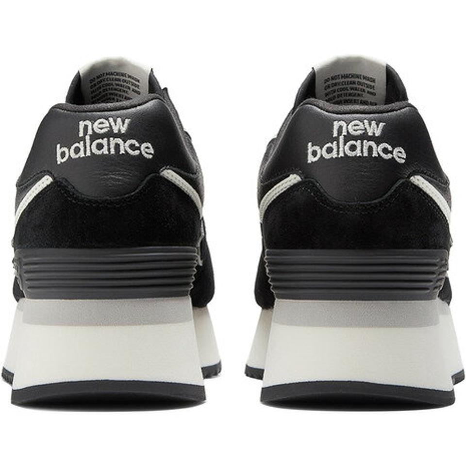 ニューバランス（new balance）（レディース）スニーカー レディース 574+ ブラック WL574ZABB