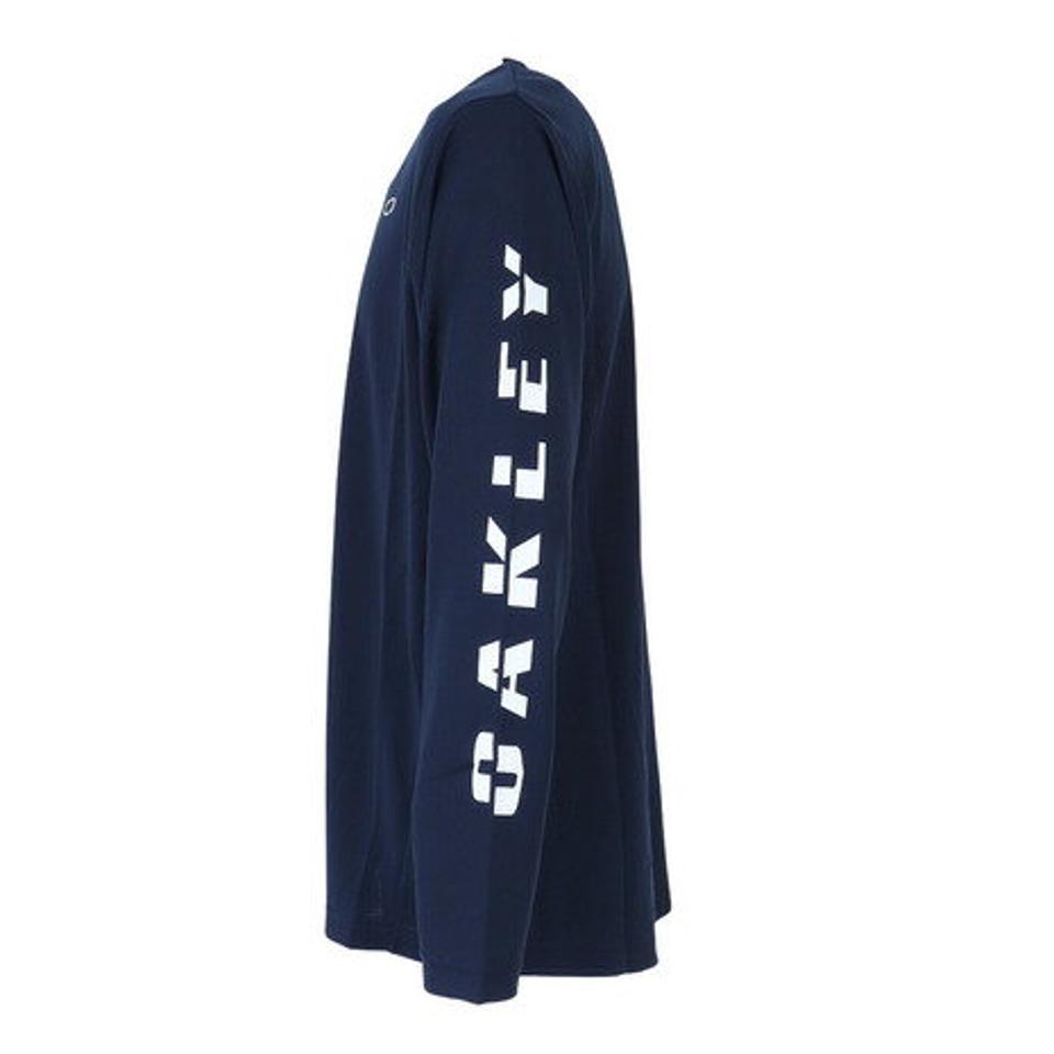 【2/25〜2/26 48h限定 エントリー＆対象4店舗買い回りで最大P10倍！】オークリー（OAKLEY）（メンズ）テニスウェア Slant Logo Print 長袖Tシャツ 6.0 FOA404191-6AC 吸汗