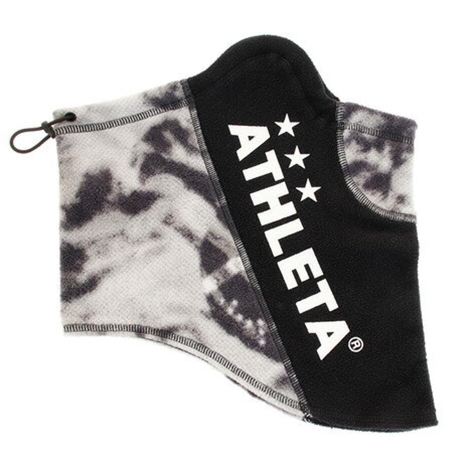 【SOY受賞記念1/31 9:59までエントリーでP4倍】アスレタ(ATHLETA)(メンズ、キッズ)サッカー 3Dネックウォーマー XE-348 BLK ヒートクロス フットサル 防寒