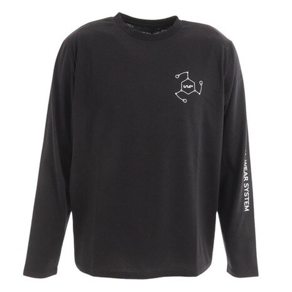 【スポーツデー エントリーでP5倍！4/3 9:59迄】ザ・ワープ・バイ・エネーレ（The Warp By Ennerre）（メンズ）長袖Tシャツ WB3NJB13 BLK