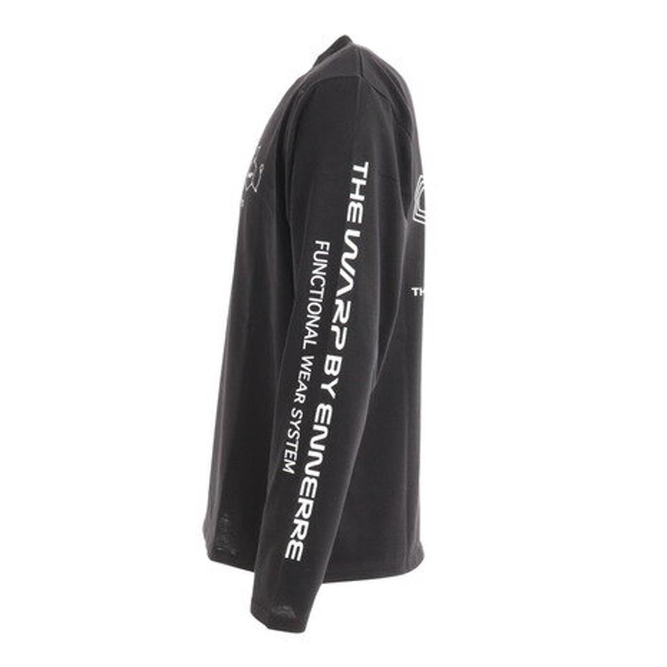 【スポーツデー エントリーでP5倍！4/3 9:59迄】ザ・ワープ・バイ・エネーレ（The Warp By Ennerre）（メンズ）長袖Tシャツ WB3NJB13 BLK