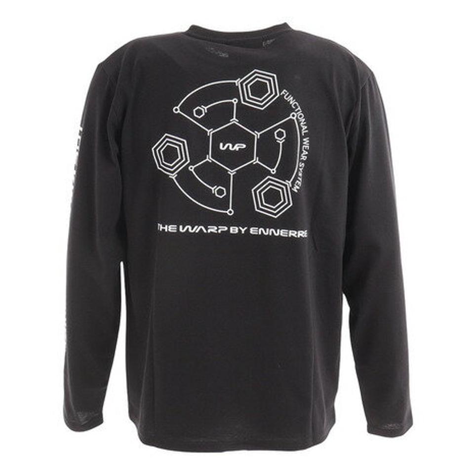 【スポーツデー エントリーでP5倍！4/3 9:59迄】ザ・ワープ・バイ・エネーレ（The Warp By Ennerre）（メンズ）長袖Tシャツ WB3NJB13 BLK