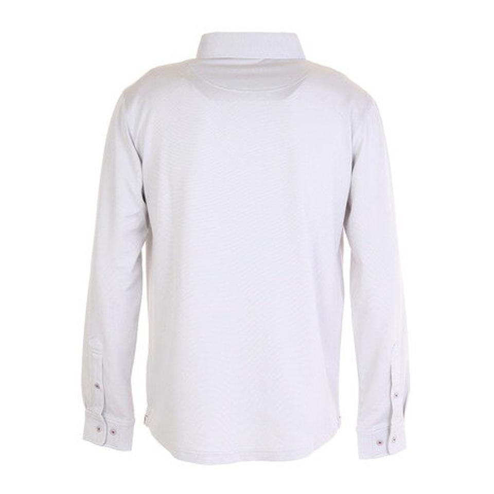 エピキュール(epicure) ゴルフウェア 吸水 速乾 UV 抗菌 防臭 ボタンダウン長袖ポロシャツ 151-24210-012 (メンズ)