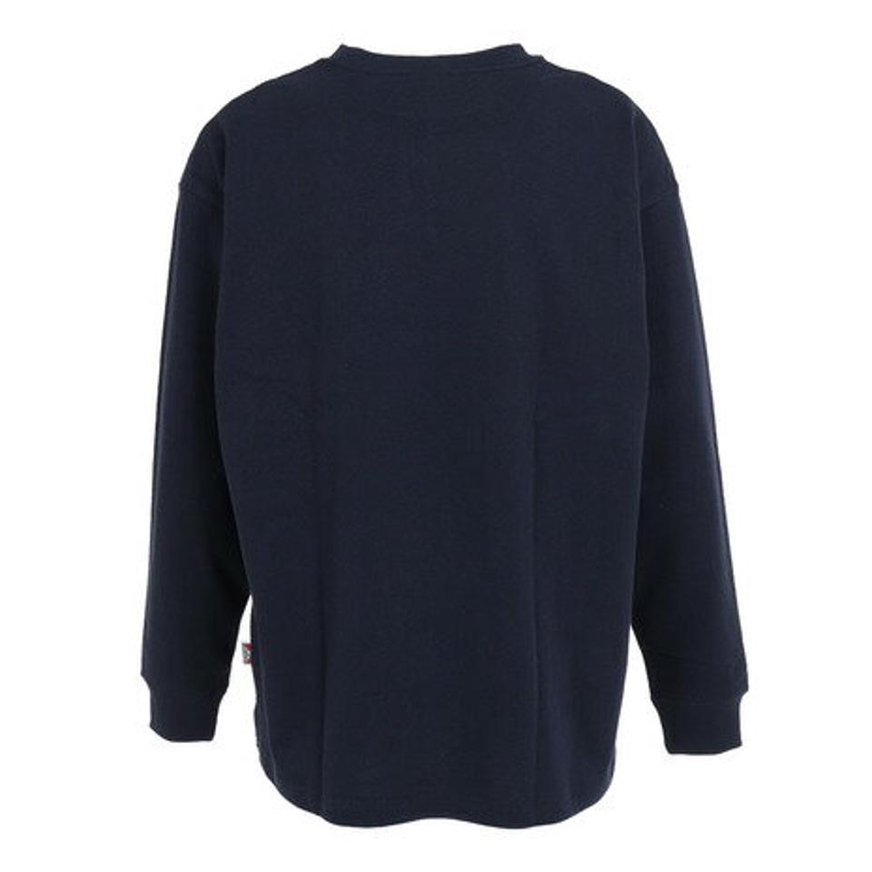 【10％OFFクーポン! 23日迄】ベンデイビス（BEN DAVIS）（メンズ）アーチロゴワイドロングTシャツ 2780030-NAV