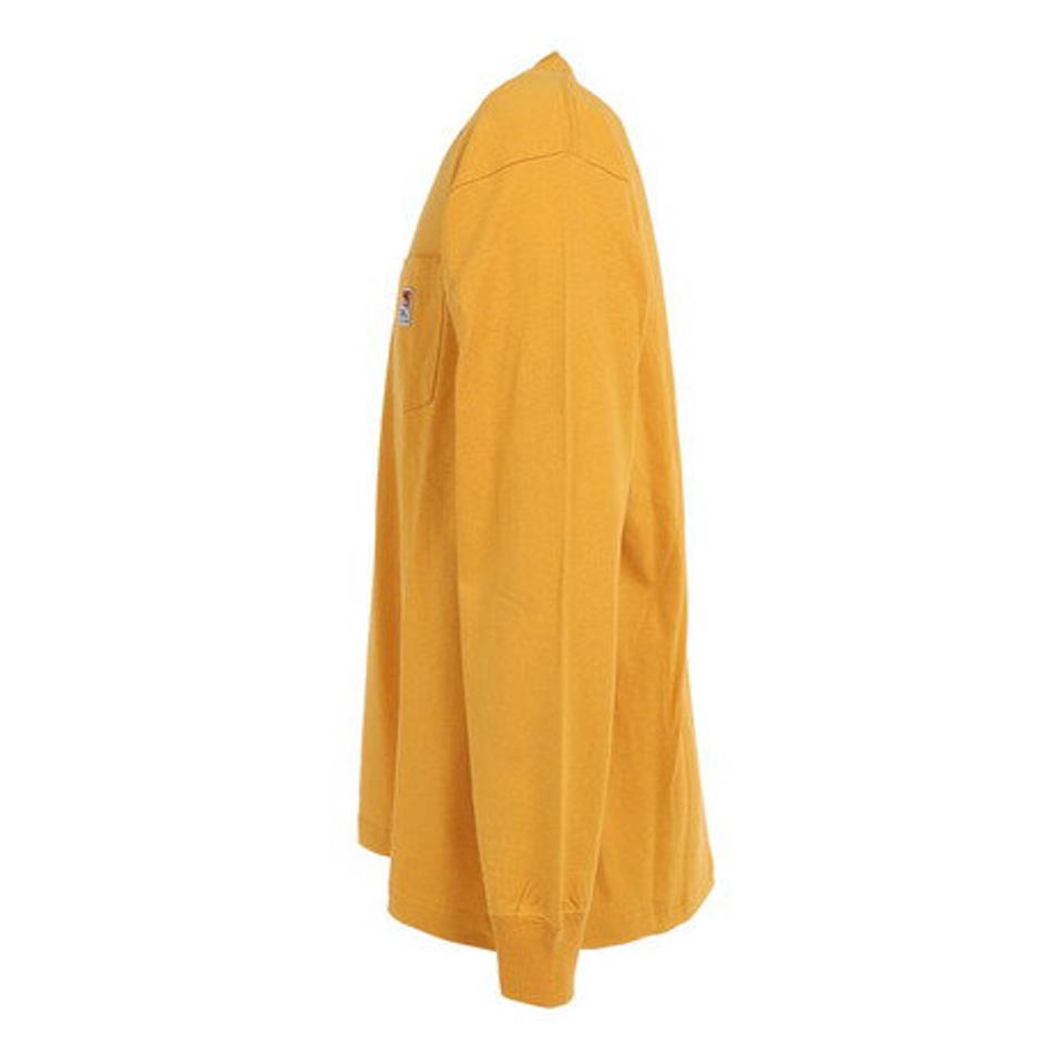 【2点10%OFFクーポン対象！8/10まで】ベンデイビス（BEN DAVIS）（メンズ）ワイドポケットロンTシャツ 2780025-YEL