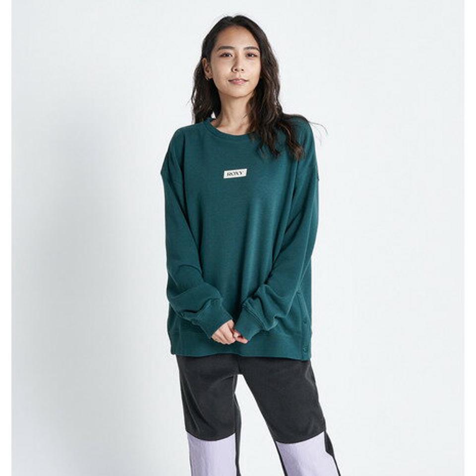 ロキシー(ROXY)(レディース)SUNRISE サイドスリット トップス 22FWRLT224823GRN