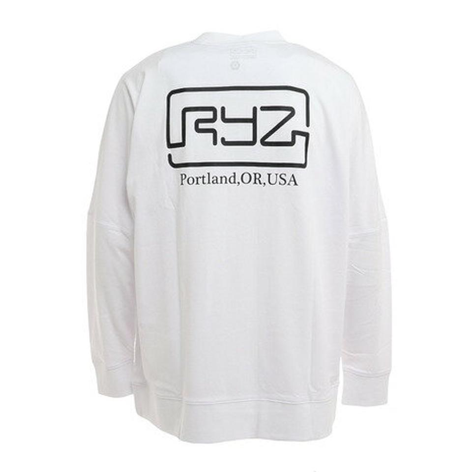 【2点10%OFFクーポン対象！8/10まで】ライズ（RYZ）（メンズ）PORTLAND 長袖Tシャツ RZ10CD22FW5001 WHT