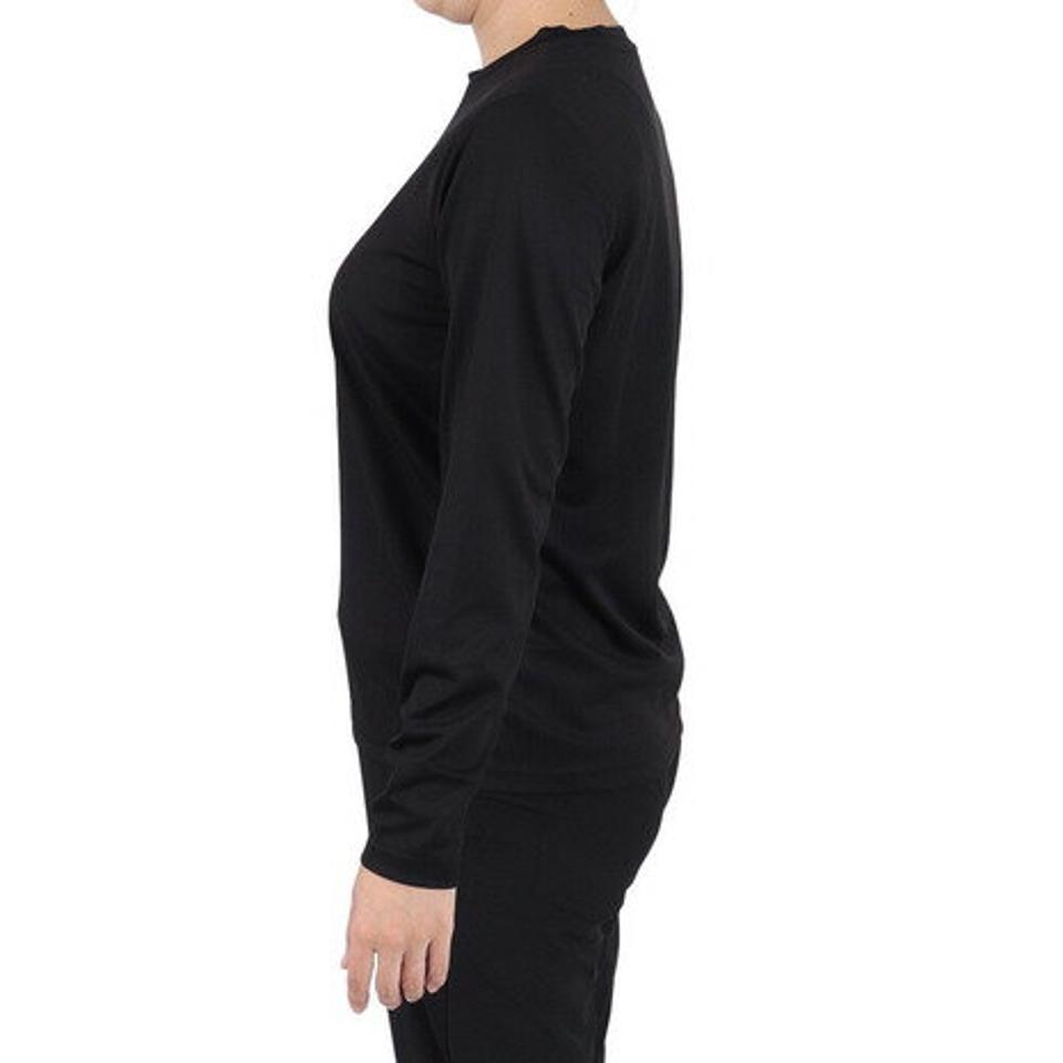 【3点10%OFFクーポン対象！2/15まで】ウイルソン（Wilson）（レディース）テニスウェア レディース スタンダード長袖Tシャツ 紫外線遮蔽率90%以上 UVカット 紫外線対策 吸水速乾 442264-BK