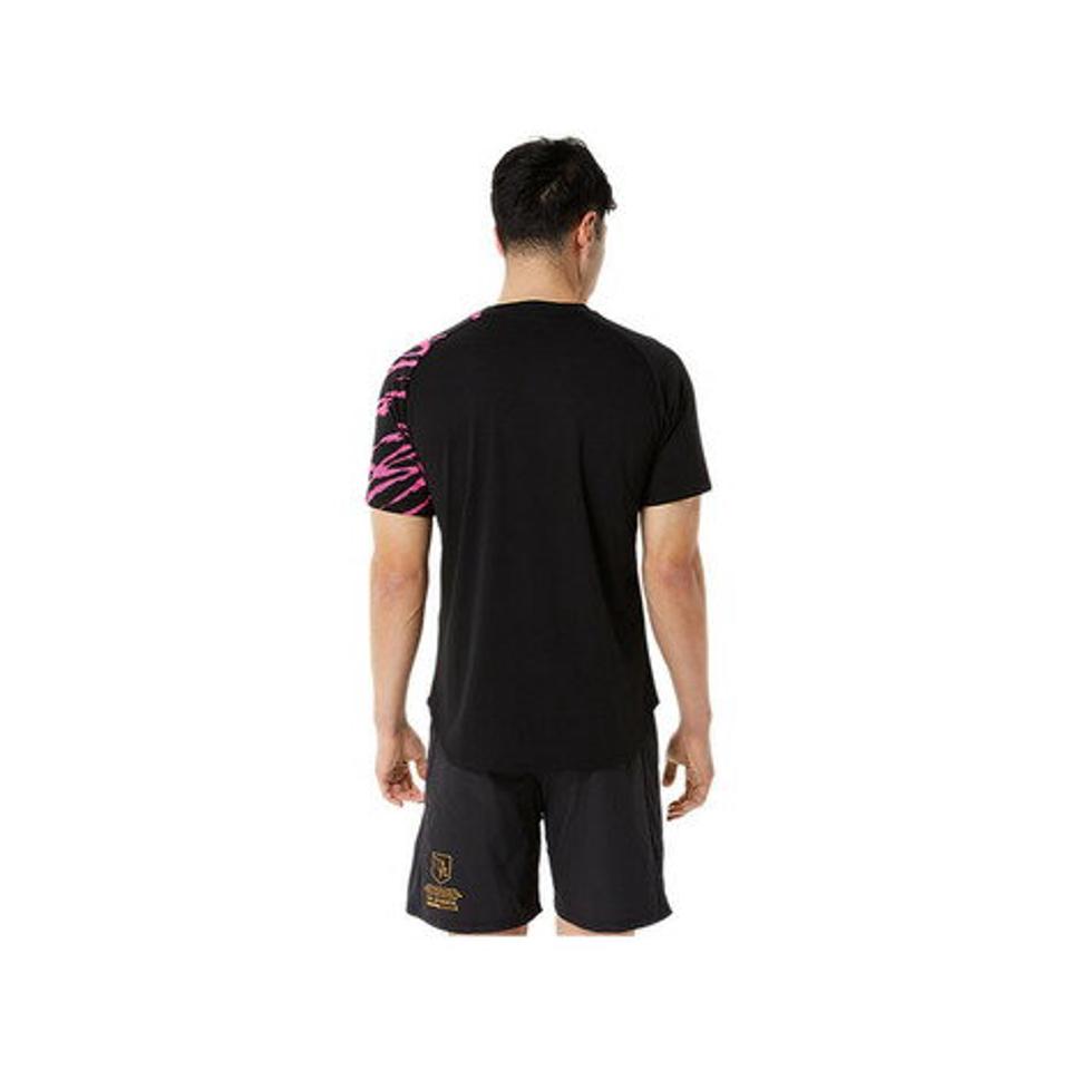 アシックス(ASICS)(メンズ)バレーボールウェア ドライイーグルライン半袖シャツ 2051A316-002