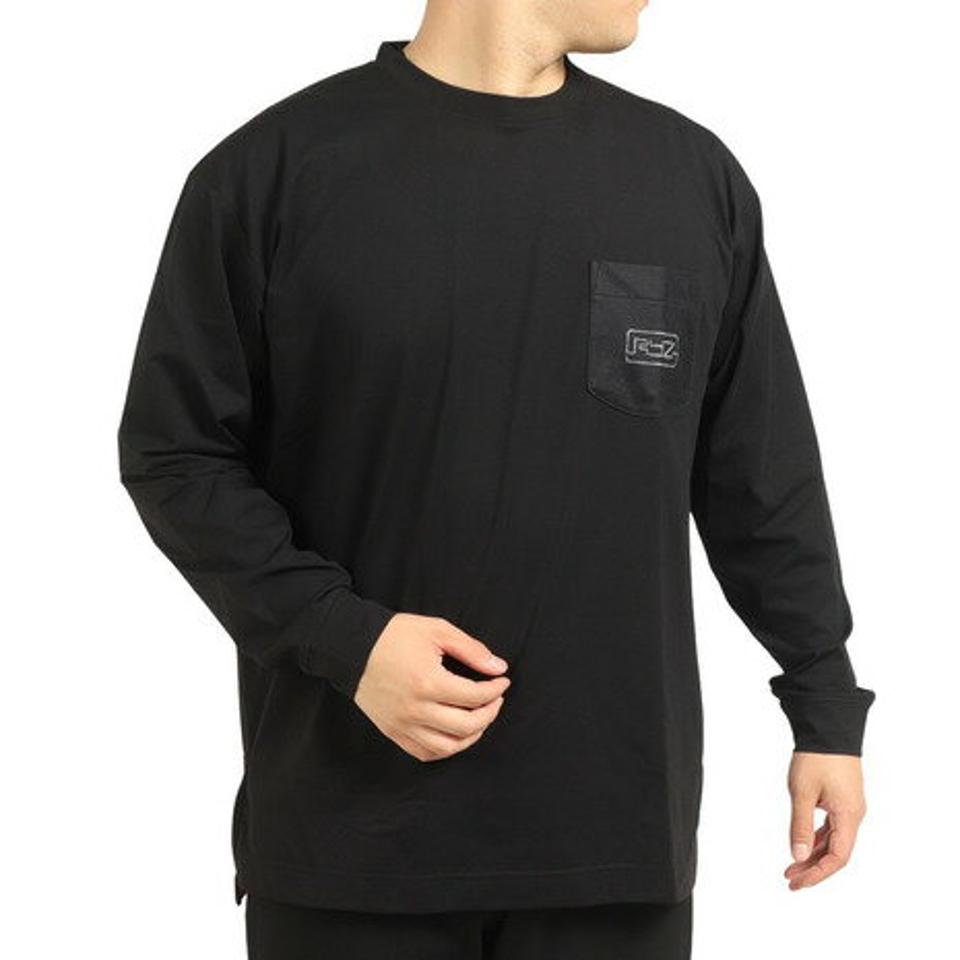 ライズ(RYZ)(メンズ)バスケットボールウェア ポケット付き長袖Tシャツ RZ30CD22FW5053
