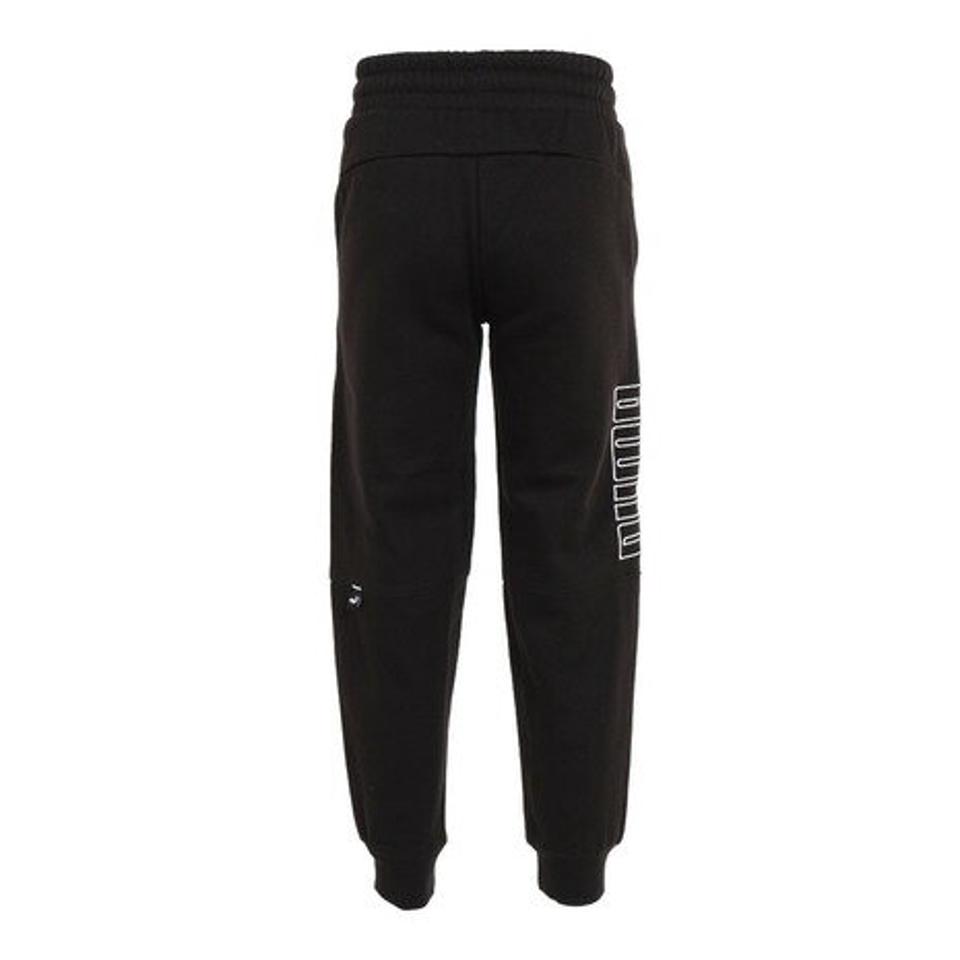 プーマ(PUMA) キッズ ボーイズ PUMA POWER スウェットパンツ 裏起毛 672646 01 BLK (キッズ)