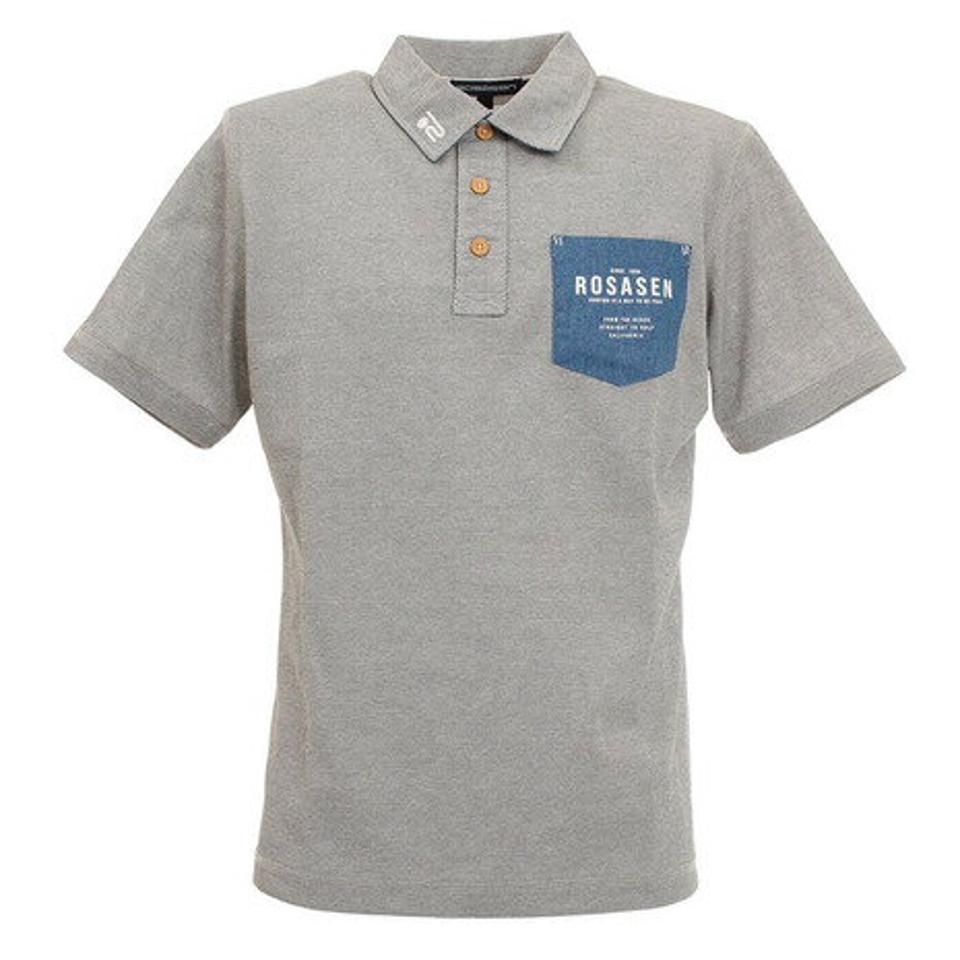ROSASEN ゴルフウェア メンズ エアスルーポロシャツ 044-22344-012 （メンズ）