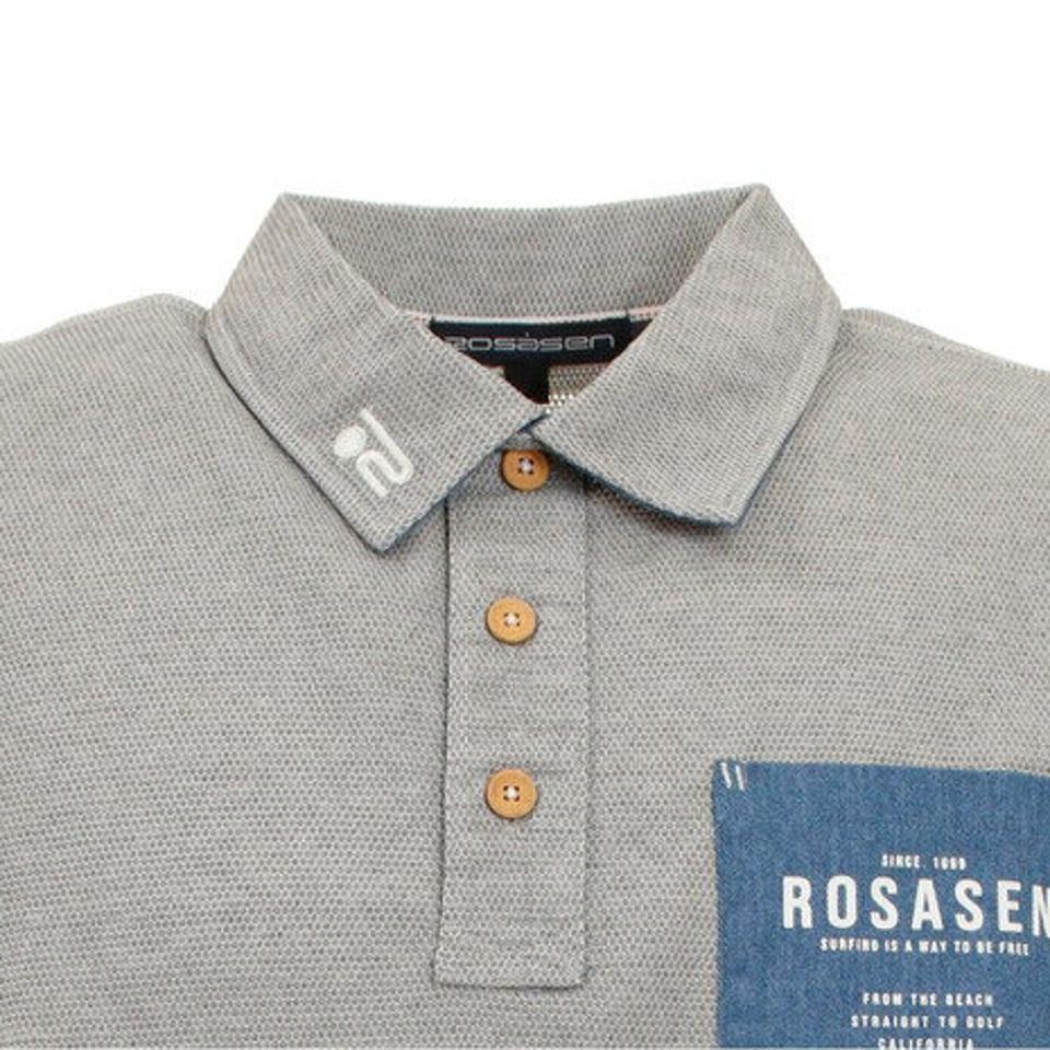 ROSASEN ゴルフウェア メンズ エアスルーポロシャツ 044-22344-012 （メンズ）