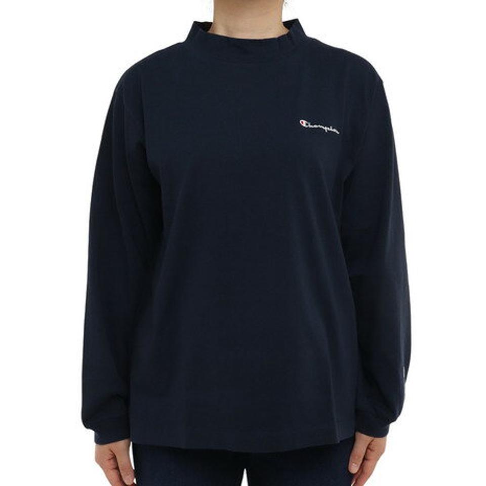 チャンピオン-ヘリテイジ(CHAMPION-HERITAGE)(レディース)WC ハイネック 長袖Tシャツ CW-W410 370