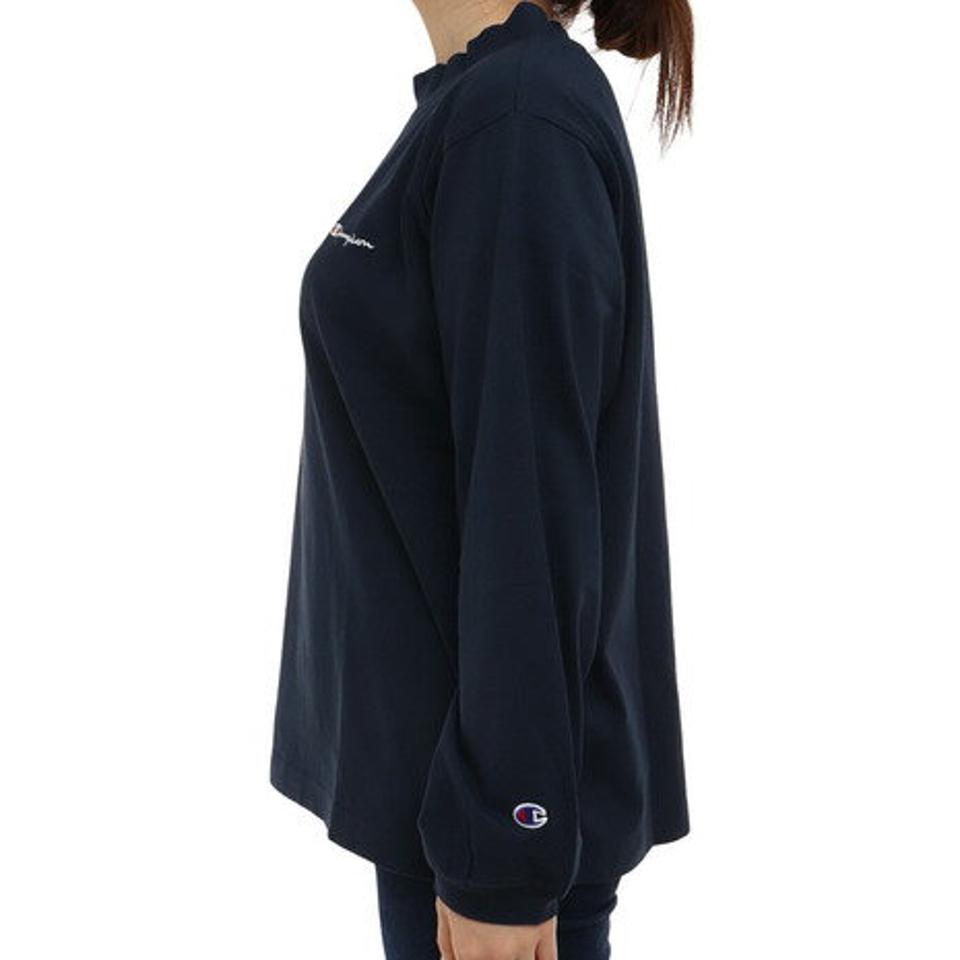 チャンピオン-ヘリテイジ(CHAMPION-HERITAGE)(レディース)WC ハイネック 長袖Tシャツ CW-W410 370