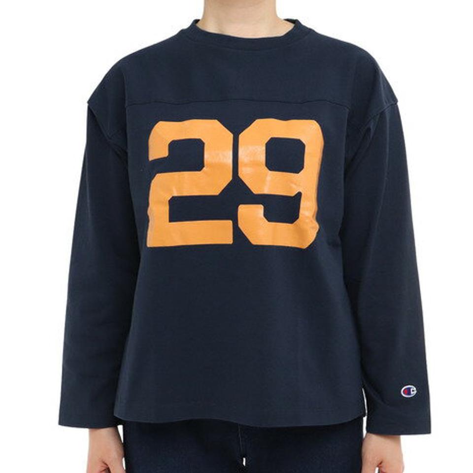 チャンピオン-ヘリテイジ(CHAMPION-HERITAGE)(レディース)WC FOOTBALL 長袖Tシャツ CW-W408 370