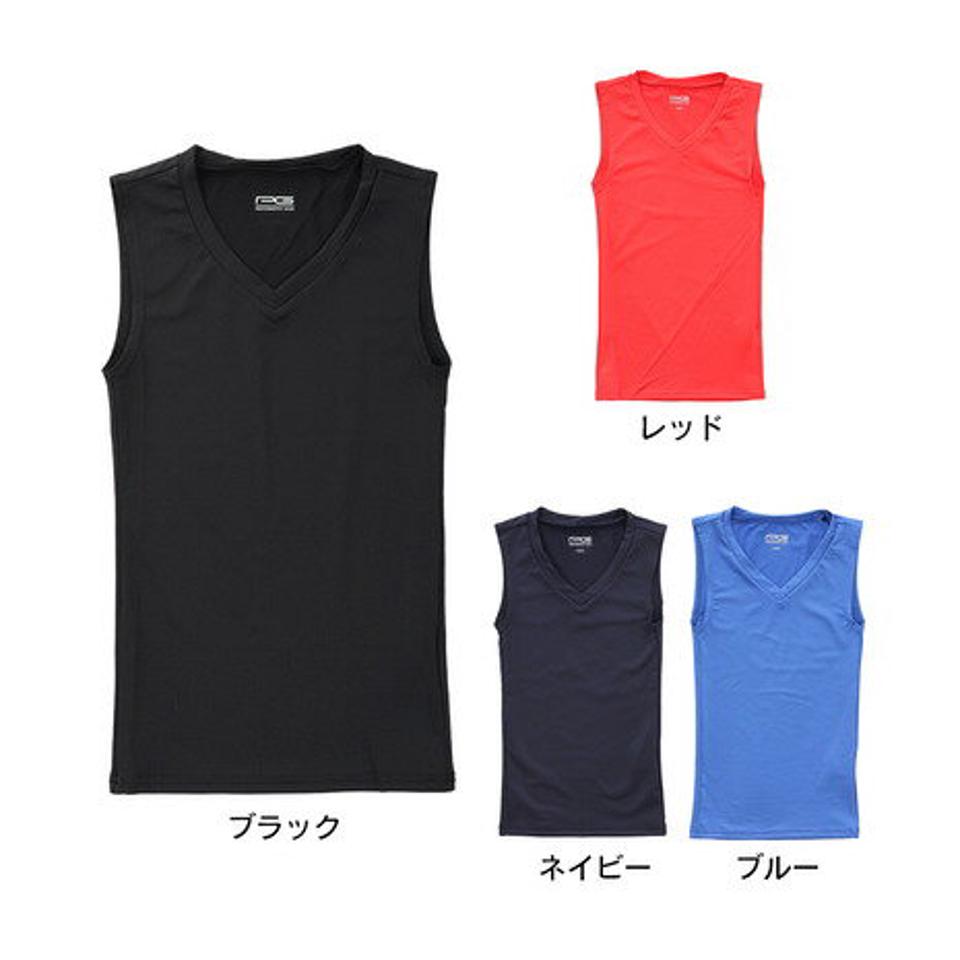 パフォーマンスギア（PG）（キッズ） サッカー ジュニア インナー ストレッチVネックノースリーブインナーシャツ 742PG9ES4533