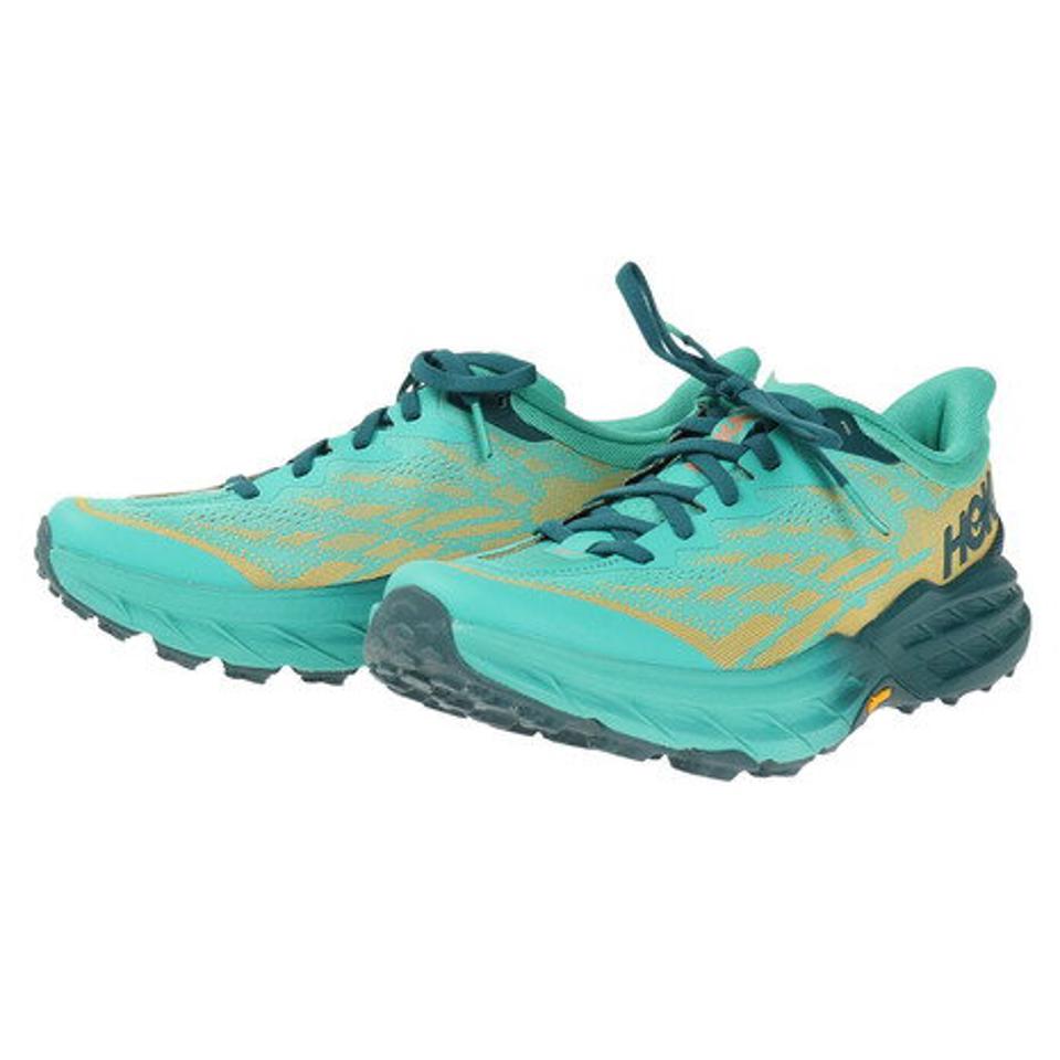 ホカ（HOKA）（レディース）ランニングシューズ レディース 緑 スピードゴート 5 エメグリーン 1123158-DTWGR スニーカー