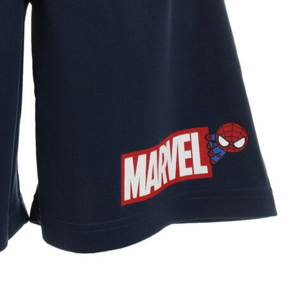 マーベル(MARVEL)(キッズ)ジュニア SPIDERMAN ハーフパンツ DS0192029【バスケットボール プラクティスパンツ 練習着】