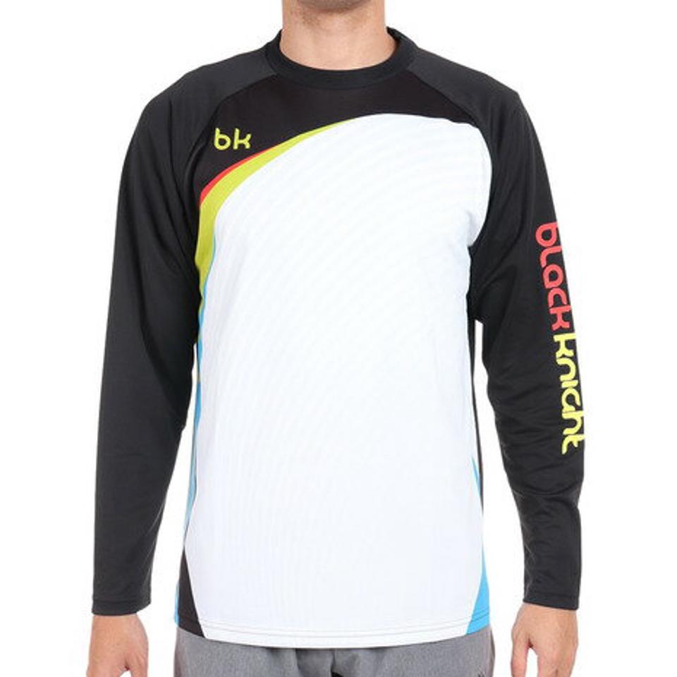 ブラックナイト（blackknight） バドミントンウェア ロングTシャツ T-2294G-BLAWHT （メンズ、レディース）