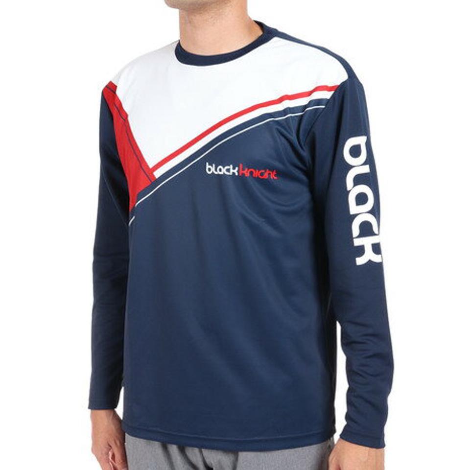 ブラックナイト(blackknight)(メンズ、レディース)バドミントンウェア ロングTシャツ T-2292G