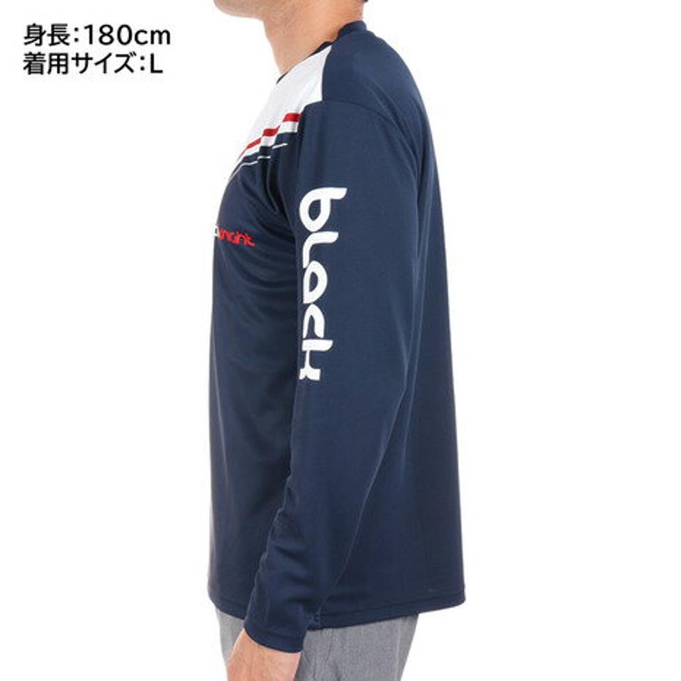 ブラックナイト(blackknight)(メンズ、レディース)バドミントンウェア ロングTシャツ T-2292G