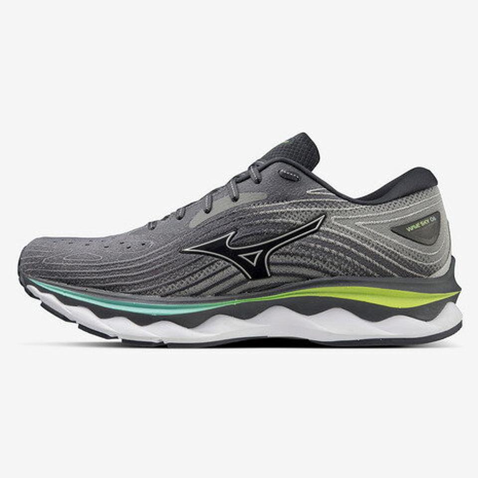ミズノ（MIZUNO）（メンズ）メンズ シューズ スニーカー ウエーブスカイ6 SW グレーイエロー J1GC221104