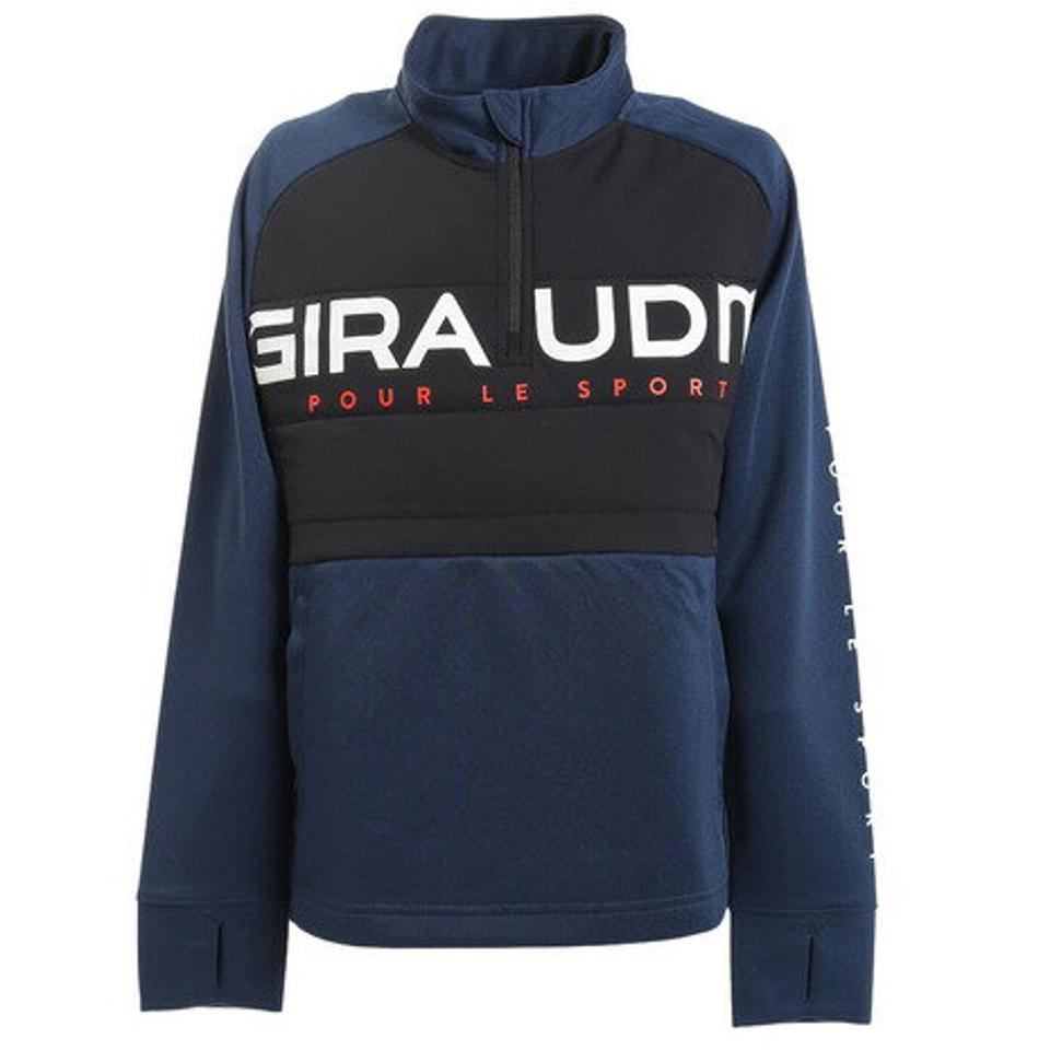 【20％OFFクーポン 22日まで】ジローム（GIRAUDM）（キッズ）サッカーウェア ジュニア ハイブリットピステシャツ 742GM1SD7673 NVY