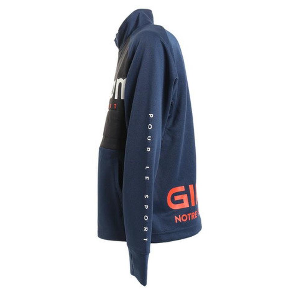 【20％OFFクーポン 22日まで】ジローム（GIRAUDM）（キッズ）サッカーウェア ジュニア ハイブリットピステシャツ 742GM1SD7673 NVY