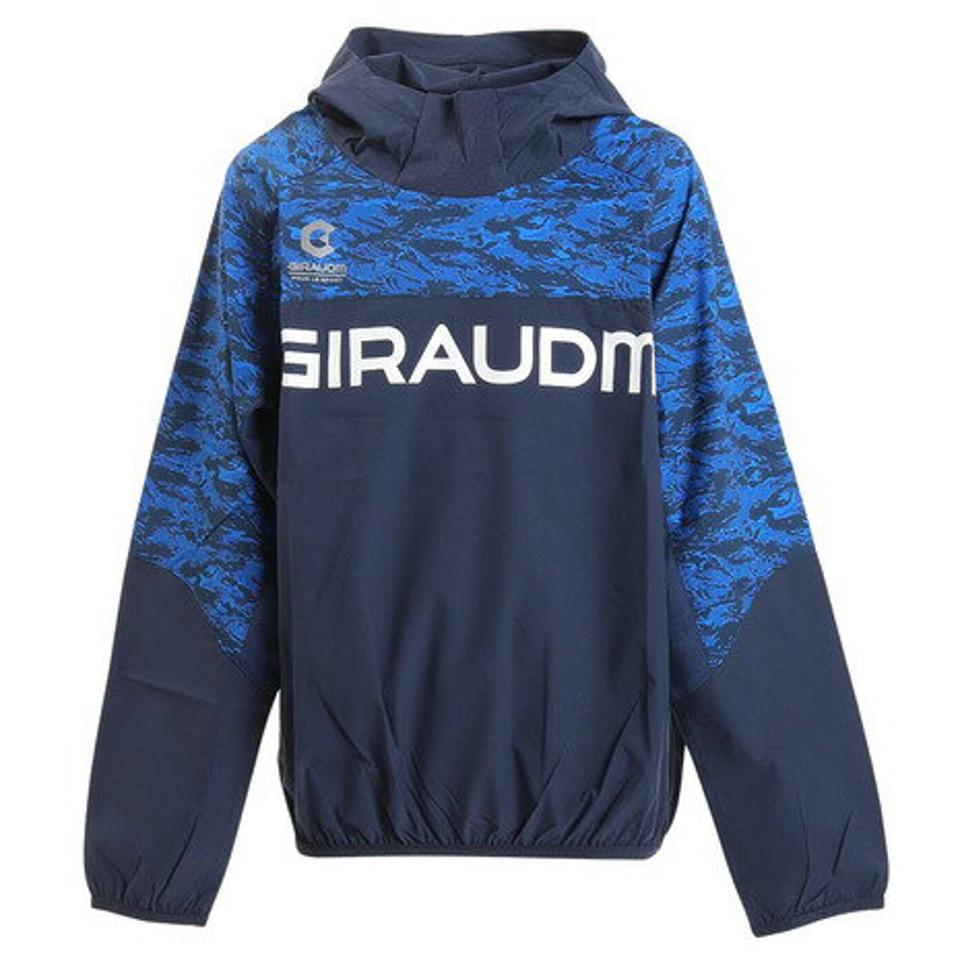 ジローム（GIRAUDM）（キッズ）サッカーウェア ジュニア ハイブリットピステシャツ 742GM1SD7672 NVY