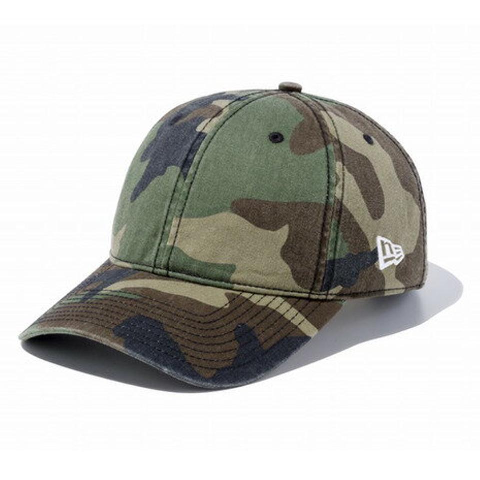 ニューエラ（NEW ERA）（メンズ）帽子 キャップ 9TWENTY クロスストラップ ウォッシュドコットン ベーシック ウッドランドカモ 11434011 日よけ