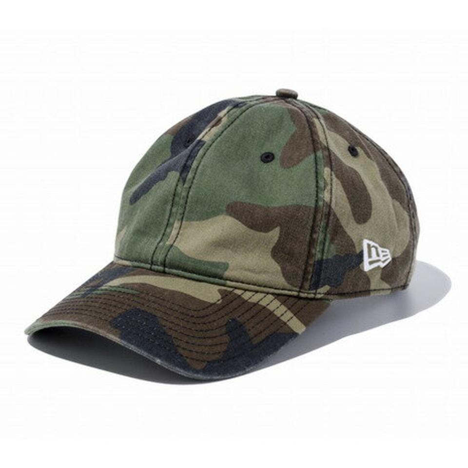 ニューエラ（NEW ERA）（メンズ）帽子 キャップ 9TWENTY クロスストラップ ウォッシュドコットン ベーシック ウッドランドカモ 11434011 日よけ