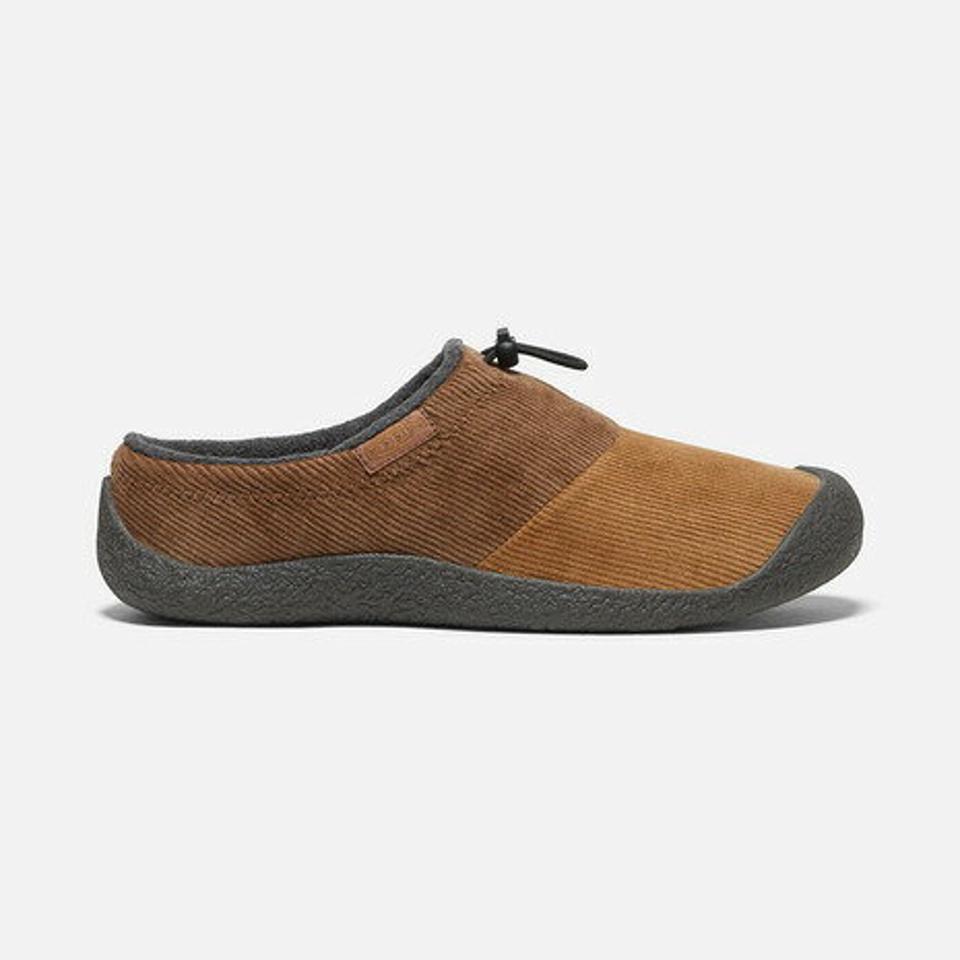 キーン（KEEN）（メンズ）モックシューズ スリッポン ハウザー スリー スライド ブラウン 1026659 メンズ 秋冬用 室内履き 保温素材 履きやすい