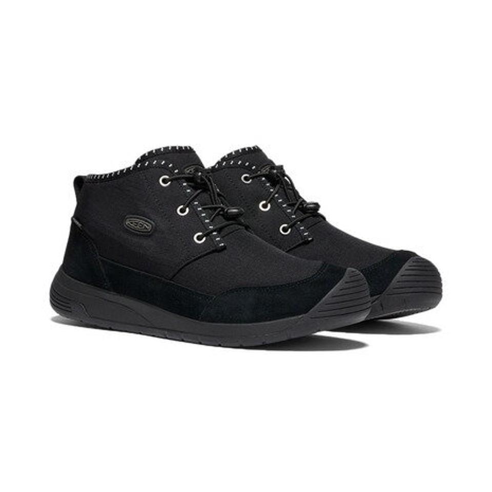 キーン（KEEN）（メンズ）メンズ シューズ 黒 フッドチャッカ ウォータープルーフ ブラック1025480