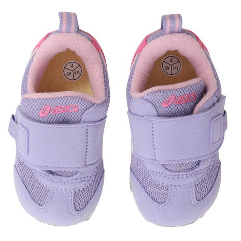 アシックス（ASICS）（キッズ） スニーカー ジュニア ベルト付き ラベンダー ネイビー アイダホ BABY KT-ES 3 1144A257