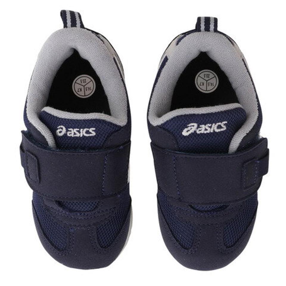 アシックス（ASICS）（キッズ） スニーカー ジュニア ベルト付き ラベンダー ネイビー アイダホ BABY KT-ES 3 1144A257